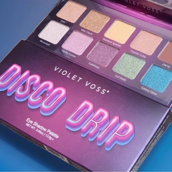 Violet Voss Disco Drip Eyeshadow Palette • Brand New In Box • 10 Shades - Picture 3 of 5